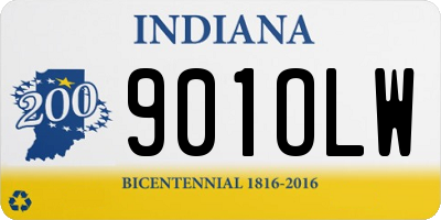 IN license plate 901OLW