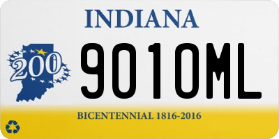 IN license plate 901OML