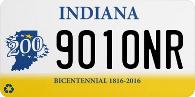 IN license plate 901ONR