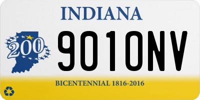 IN license plate 901ONV