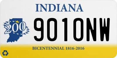 IN license plate 901ONW