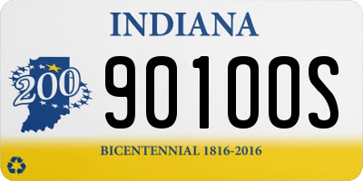 IN license plate 901OOS