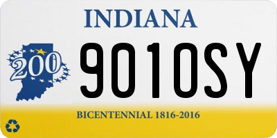 IN license plate 901OSY