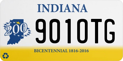 IN license plate 901OTG