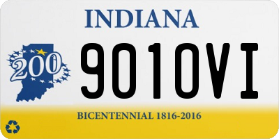 IN license plate 901OVI