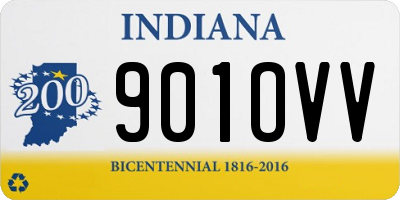 IN license plate 901OVV