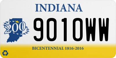 IN license plate 901OWW