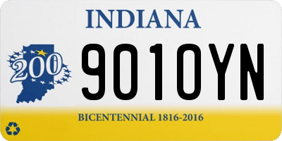 IN license plate 901OYN