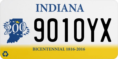 IN license plate 901OYX