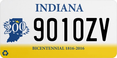 IN license plate 901OZV