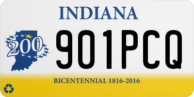 IN license plate 901PCQ