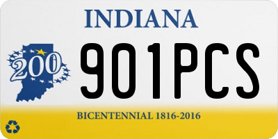 IN license plate 901PCS