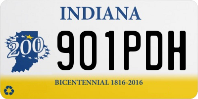 IN license plate 901PDH