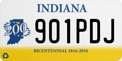 IN license plate 901PDJ