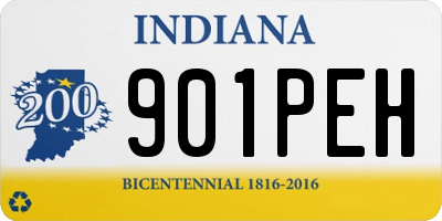 IN license plate 901PEH