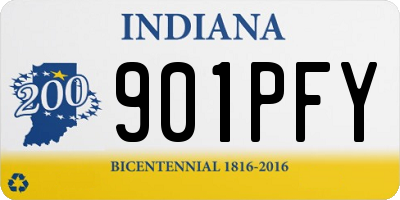 IN license plate 901PFY