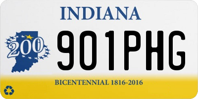 IN license plate 901PHG