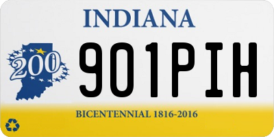 IN license plate 901PIH