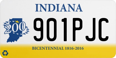 IN license plate 901PJC