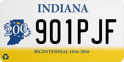 IN license plate 901PJF
