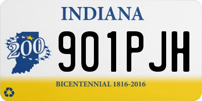 IN license plate 901PJH