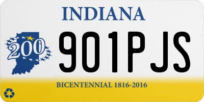 IN license plate 901PJS