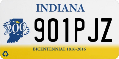 IN license plate 901PJZ