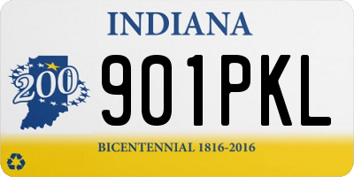 IN license plate 901PKL