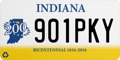 IN license plate 901PKY