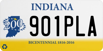 IN license plate 901PLA