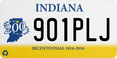 IN license plate 901PLJ