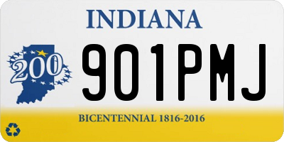 IN license plate 901PMJ