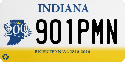 IN license plate 901PMN