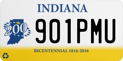 IN license plate 901PMU