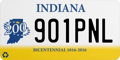 IN license plate 901PNL