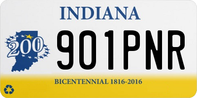 IN license plate 901PNR