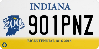 IN license plate 901PNZ