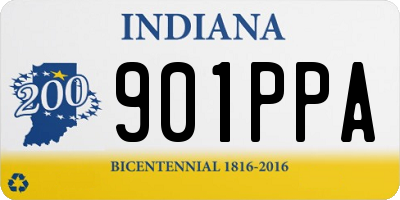 IN license plate 901PPA