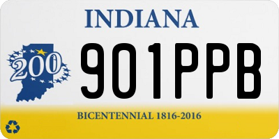 IN license plate 901PPB