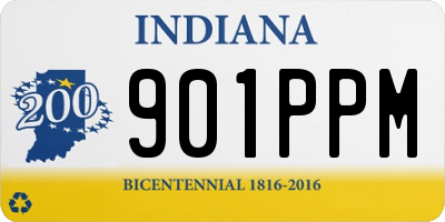 IN license plate 901PPM