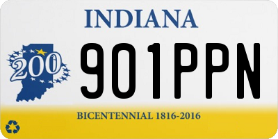 IN license plate 901PPN