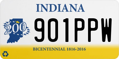 IN license plate 901PPW