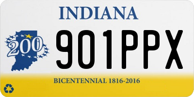 IN license plate 901PPX