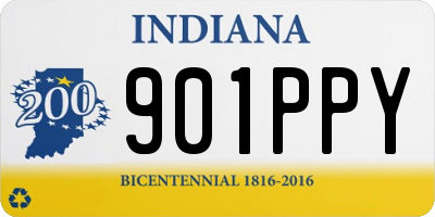 IN license plate 901PPY