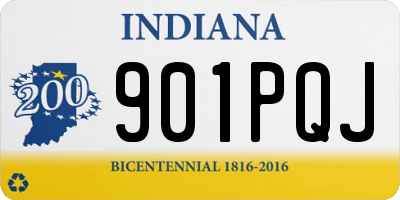 IN license plate 901PQJ