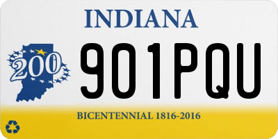IN license plate 901PQU
