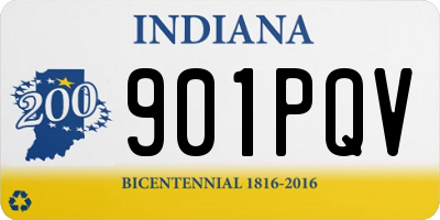 IN license plate 901PQV