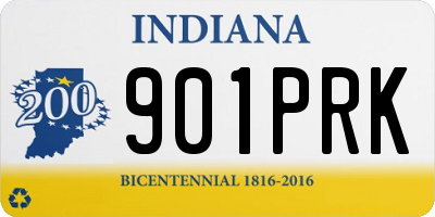 IN license plate 901PRK