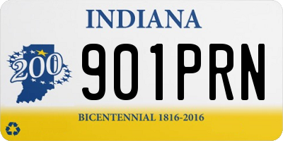 IN license plate 901PRN