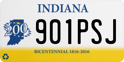 IN license plate 901PSJ